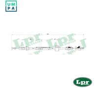 LPR C0455C Clutch Cable