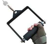 Cable Pull Handle - Steel 6.25 x 5.8 Inch V Handle Non-Slip Ergonomic Handling for Rowing, Strength Training, for Gym Workouts, Home Training, Back Exercises