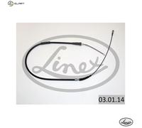 Handbrake cable Right 03.01.14 LINEX for AUDI 100 C3 Saloon 100 C3 Avant