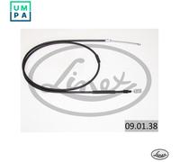 Handbrake cable Right 09.01.38 LINEX for PEUGEOT FIAT CITROËN