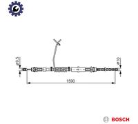 CABLE PULL PARKING BRAKE 1 987 477 175 FOR FORD AUSTRALIA TRANSIT/Van/Bus 2.4L