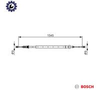 CABLE PULL PARKING BRAKE 1 987 477 583 FOR CITROEN XSARA/Break/Van LFZ 1.8L 4cyl
