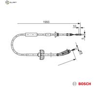 BOSCH 1 987 477 819 Handbrake cable