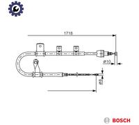 BOSCH 1 987 482 075 Hand brake cable