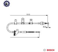 BOSCH 1 987 482 097 Hand brake cable
