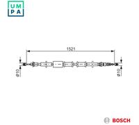 Handbrake cable 1 987 482 109 BOSCH for FIAT BARCHETTA