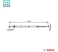 BOSCH 1 987 482 241 Handbrake cable