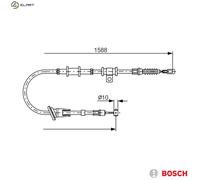 BOSCH 1 987 482 245 Handbrake cable