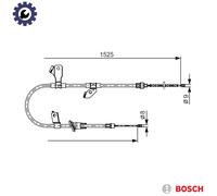 BOSCH 1 987 482 247 Handbrake cable