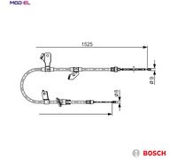 BOSCH 1 987 482 247 Handbrake cable