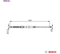 BOSCH 1 987 482 264 Handbrake cable
