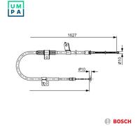 CABLE PULL PARKING BRAKE 1 987 482 274 FOR MITSUBISHI OUTLANDER/II/Van/SUV 2.0L