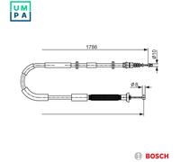 BOSCH 1 987 482 589 Handbrake cable