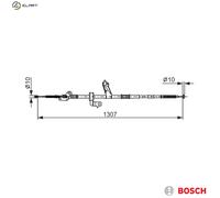 BOSCH 1 987 482 902 Hand brake cable