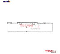 Handbrake cable Left Rear Disc Brake 10.4131 METZGER for BMW 3 3 Coupe 3 Touring