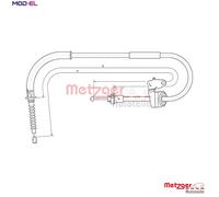CABLE PULL PARKING BRAKE 10.4307 FOR MINI N12 B14 A 1.4L N47 C20 A 2.0L 4cyl