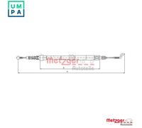 CABLE PULL PARKING BRAKE 10.7393 FOR VW CARAVELLE/EUROVAN/IV/Bus/TRANSPORTER