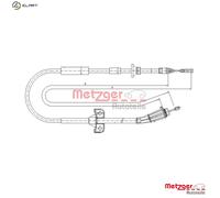 METZGER 10.8066 Handbrake cable