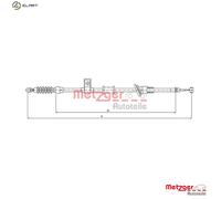 CABLE PULL PARKING BRAKE 10.8223 FOR VOLVO B4204T2/4204T3 1.9L 4cyl S40 I