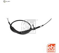 Handbrake cable Left Rear 109093 FEBI BILSTEIN for ALFA ROMEO 147