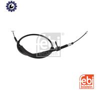 Handbrake cable Left Rear 109093 FEBI BILSTEIN for ALFA ROMEO 147