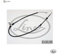 Handbrake cable Left 11.01.05 LINEX for DAEWOO NUBIRA Saloon NUBIRA Wagon NUBIRA