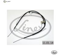 Handbrake cable Rear 11.01.14 LINEX for FSO POLONEZ III POLONEZ III Saloon