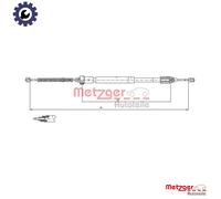 METZGER 11.6597 Handbrake cable