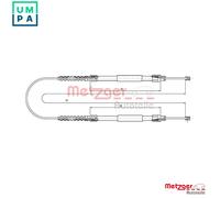 CABLE PULL PARKING BRAKE 1171.11 FOR PEUGEOT BOXER/FURGON/Van/Platform/Chassis