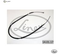 CABLE PULL PARKING BRAKE 14.01.17 FOR FIAT 182 A2.000 1.7L 182 A6.000 1.6L 4cyl