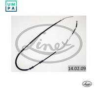 Handbrake cable Right 14.02.09 LINEX for FIAT MULTIPLA