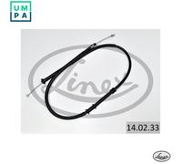 LINEX 14.02.33 Cable, parking brake for FIAT