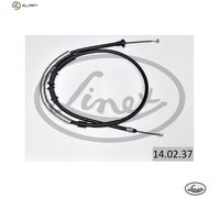 CABLE PULL PARKING BRAKE 14.02.37 FOR ALFA ROMEO FIAT 955A1/199A6.000 1.4L 4cyl
