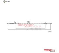 CABLE PULL PARKING BRAKE 17.0317 FOR NISSAN MR16DDT 1.6L K9K636/646/410 1.5L