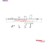METZGER 17.0325 Hand brake cable
