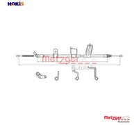 CABLE PULL PARKING BRAKE 17.0330 FOR NISSAN M9R 2.0L 4cyl X-TRAIL