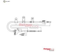 METZGER 17.6020 Handbrake cable