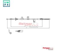 METZGER 17.6027 Hand brake cable