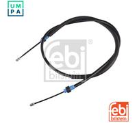 Handbrake Cable fits DACIA DUSTER 1.5D Rear 2010 on K9K898 Hand Brake Parking