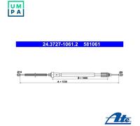Handbrake Cable For Renault CLIO 01-16 THALIA 00- 8200087979