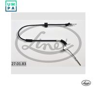 Handbrake cable Front 27.01.83 LINEX for MERCEDES-BENZ A-CLASS