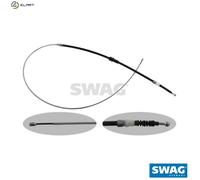 SWAG 30 93 6957 Handbrake cable