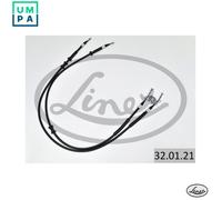 Linex A/S Parking Brake Cable Pull 32.01.21 for Opel Zafira/MPV Astra/Delvan/Van 1.7L 4cyl