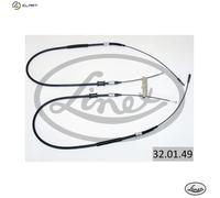 CABLE PULL PARKING BRAKE 32.01.49 FOR OPEL OMEGA E18NVR 18SEH/SV/ENVR/NV 1.8L