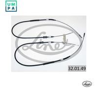 CABLE PULL PARKING BRAKE 32.01.49 FOR OPEL OMEGA E18NVR 18SEH/SV/ENVR/NV 1.8L