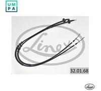Handbrake cable Rear 32.01.68 LINEX for OPEL ASTRA G Hatchback ASTRA G Estate