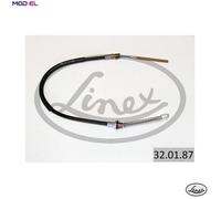 CABLE PULL PARKING BRAKE 32.01.87 FOR OPEL X 22 XE 2.2L X 22 DTH 2.2L 4cyl 3.0L