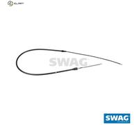 Handbrake cable Left Rear 32 92 4520 SWAG for SKODA VW SEAT