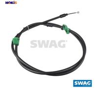 Handbrake cable Left Rear 33 10 0321 SWAG for FORD MONDEO IV Turnier MONDEO IV