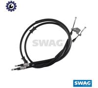 SWAG Handbrake Cable 33 10 0807 - Center for Opel/Vauxhall Corsa D & Combo Tour